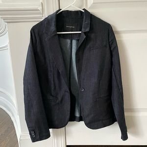Dark denim Banana Republic blazer, size 8